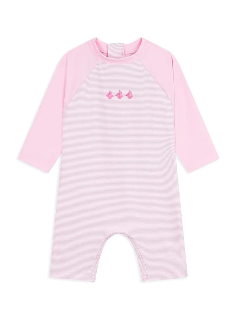 Petit Bateau Babies' UV-protection swimming onesie